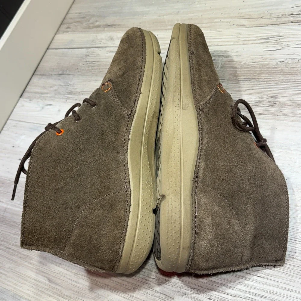 Men's Crocs Thompson Desert Chukka Boots Size 13 Brown‎ Suede Ankle Lace Up